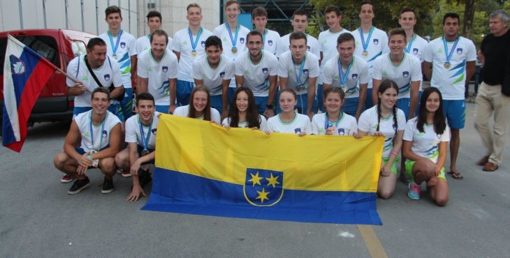 Delegacija Celja ob povratku