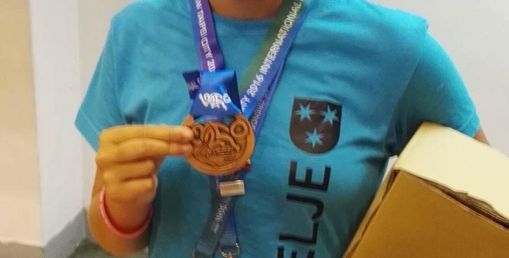 Ana Vornšek – ja medalje sem vesela saj je to zame neprecenljiva izkušnja. Vesela sem, da je bila ob meni trenerka Tamara Ibrić, ki nas je motivirala za nastop.